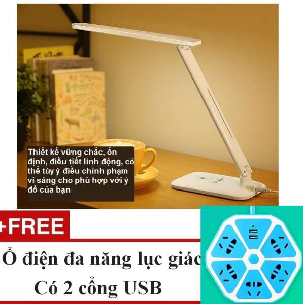 Đèn Led  chống cận ESKER LY699X - tặng ổ cắm điện đa năng 2 cổng usb