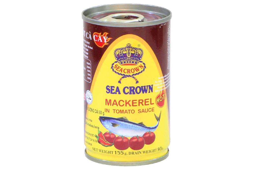 Combo 4 CÁ NỤC SỐT CÀ CAY Seacrown 155g (Date 2023)