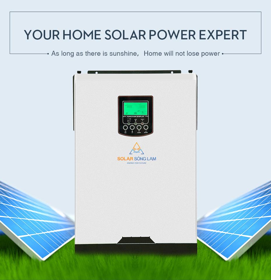 Biến tần nối lưới Off-Grid Axpert VM 3KW plus (24VDC, 60A MPPT SCC).