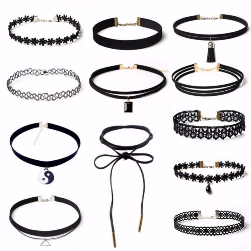 Bộ 12 vòng cổ choker thời trang -CK37-E6T3