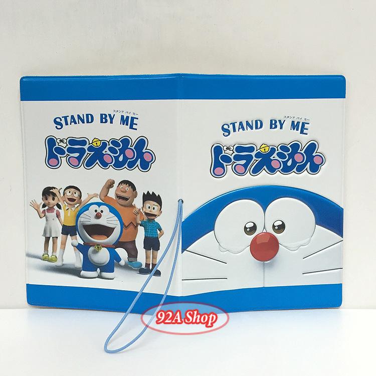 Vỏ hộ chiếu Passport hoạt hình Doremon 3D
