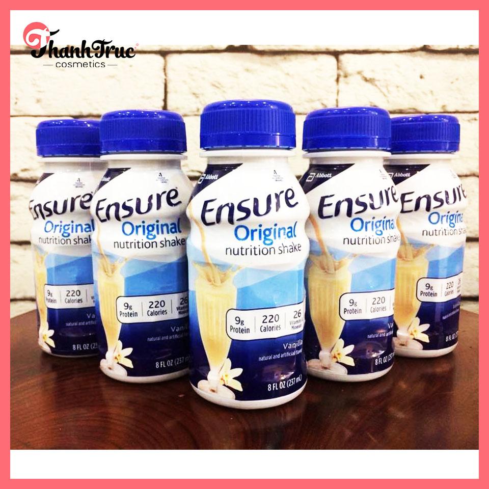 [HCM]SỮA NƯỚC ENSURE ORIGINAL NUTRITION SHAKE HƯƠNG VANI