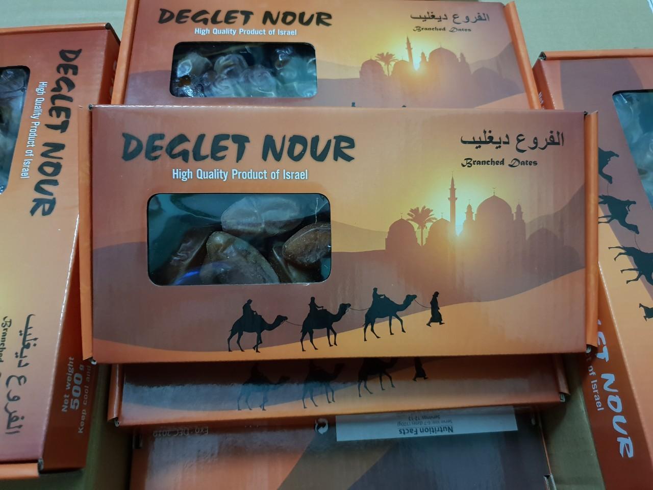 Chà Là Sấy Khô Nguyên Cành Deglet Nour Nhập Khẩu 500g