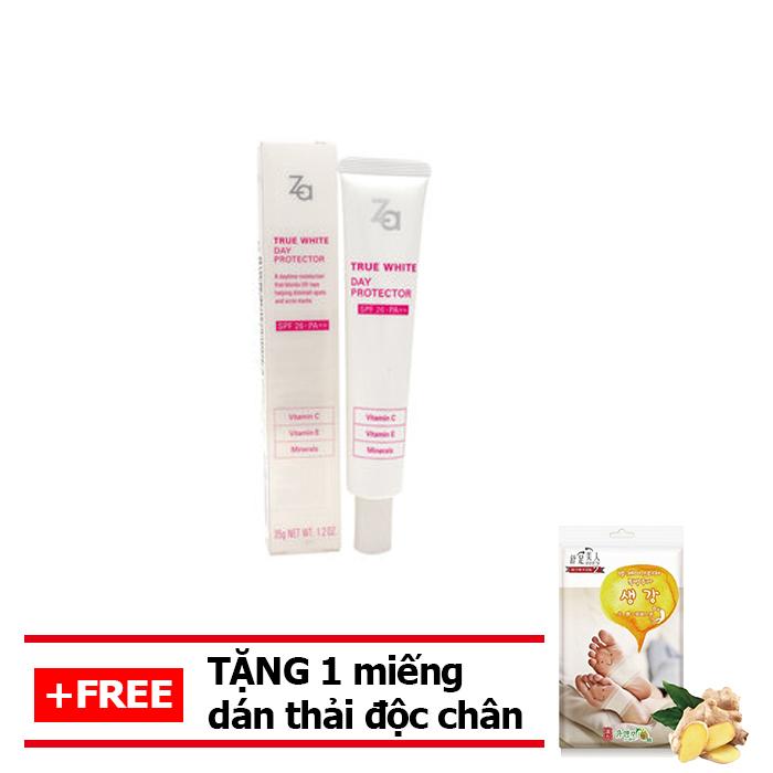 Combo 2 kem chống nắng ZA TRUE WHITE SPF26+++
