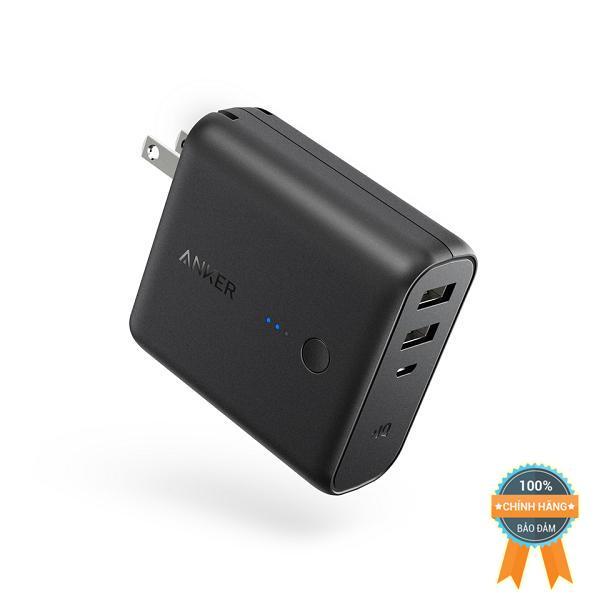 [HCM]Pin Dự Phòng Anker PowerCore Fusion 5000mAh - A1621 (màu đen)