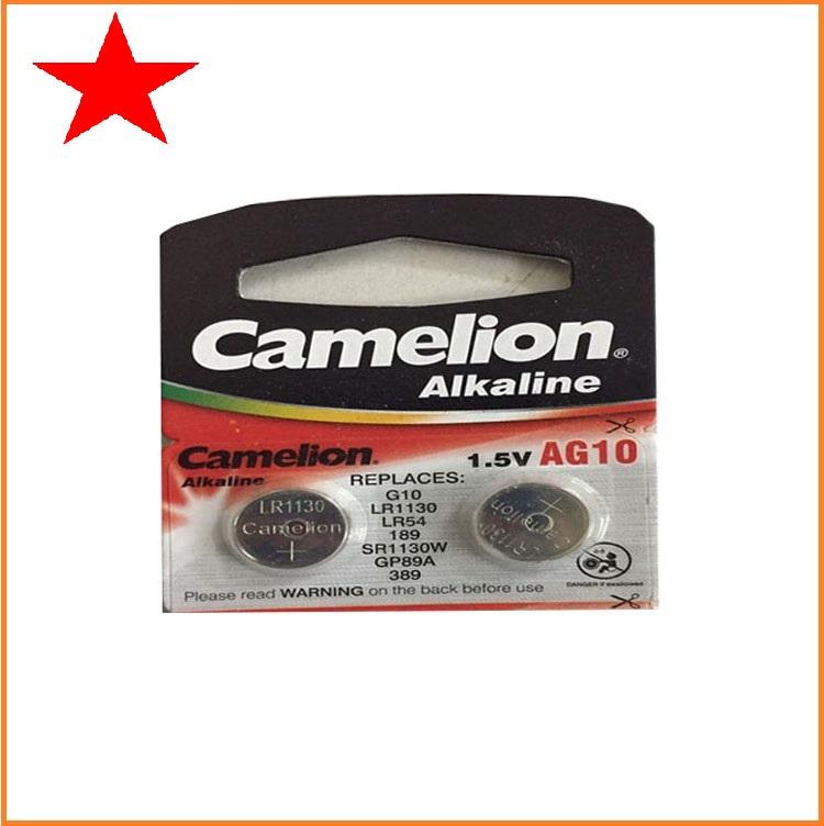 10 viên pin AG10, Lr1130 Camelion 1.5V
