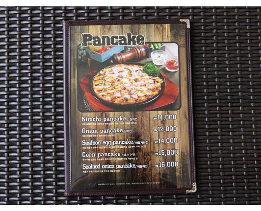 Bìa menu 12 Trang (6 tờ) - Kích thước A4 - Đen