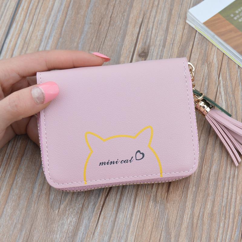 Ví Nữ Mini Cao Cấp Hàn Quốc (màu Hồng phấn).