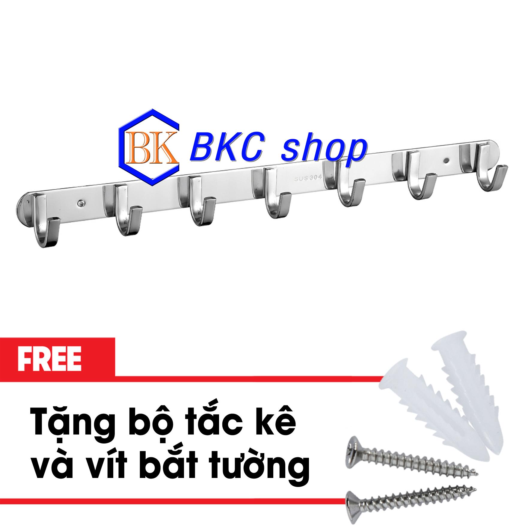 [HCM]Móc áo Inox dẹp dày 07 chấu