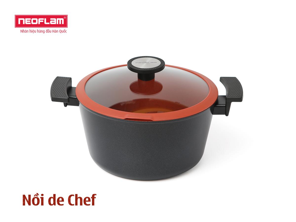 Bộ 1 nồi , 1 chảo de chef ( 24cm )