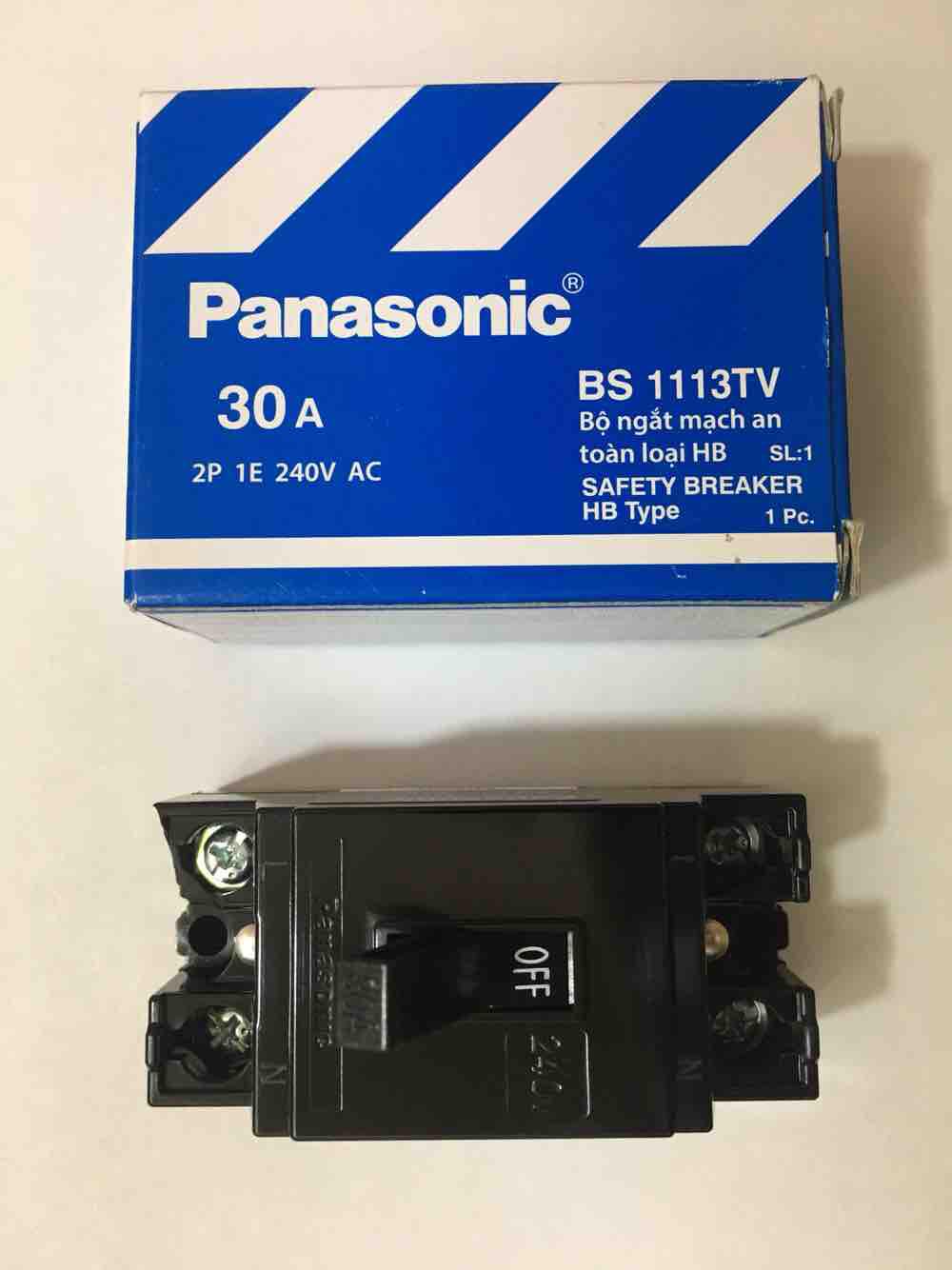 Cầu dao CB cóc ngắt mạch điện 30A Panasonic BS 1113TV