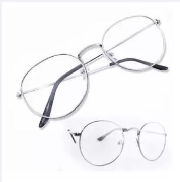 [HCM]Mắt kính ngố gọng cận cute đáng yêu (Trắng)