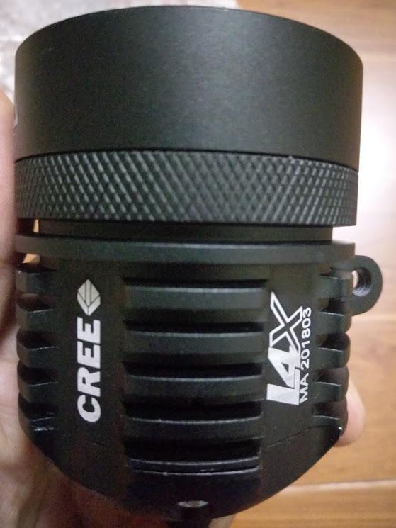 Đèn LED trợ sáng L4X Chíp LED CREE loại 1(Full phụ kiện,Tặng công tắc, Lens phá sương, bát chân gương)
