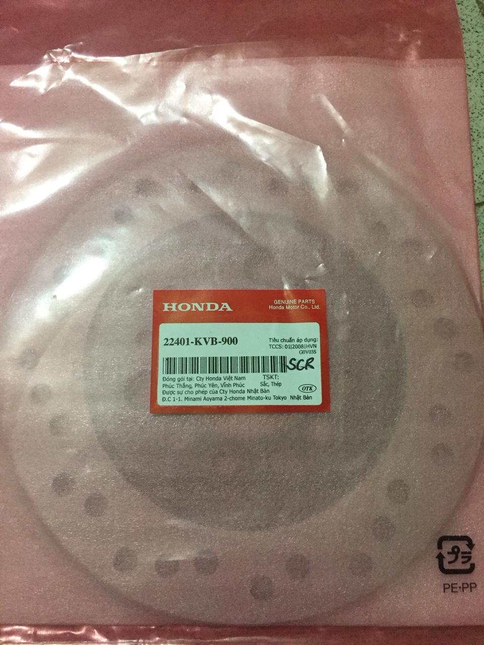 Đĩa thắng xe scr lead 3 lỗ hàng tốt