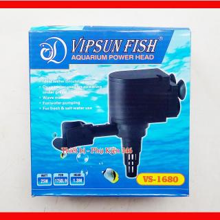 Máy bơm nước VS 1680 hồ cá H 1.3m Q 1750l h Vipsun VS1680 thumbnail