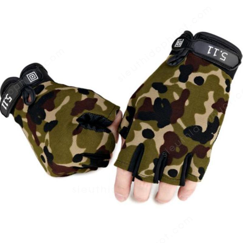 Găng tay ngón cụt 511 Màu lính