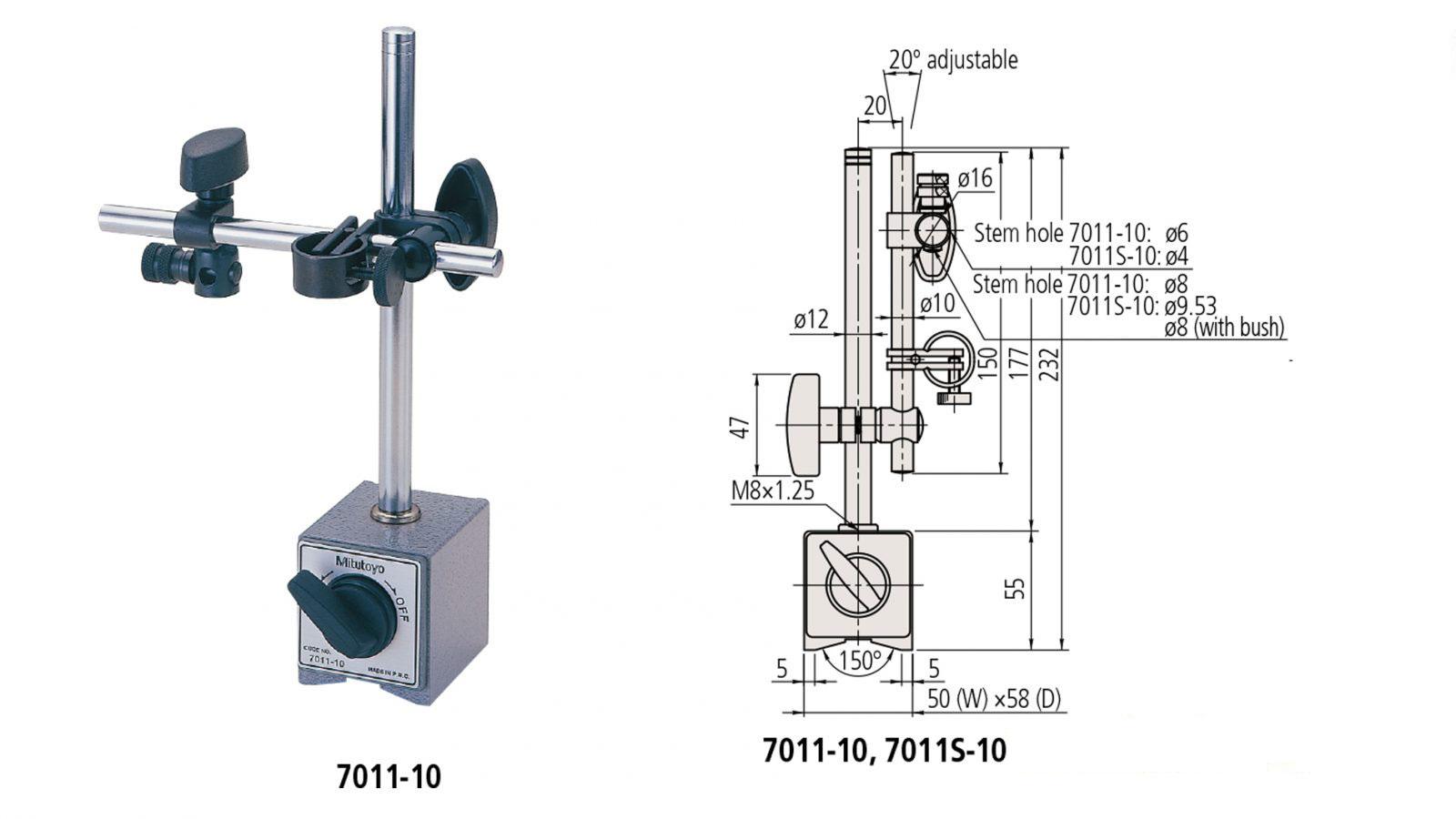 Đế từ tính Mitutoyo 7011S-10