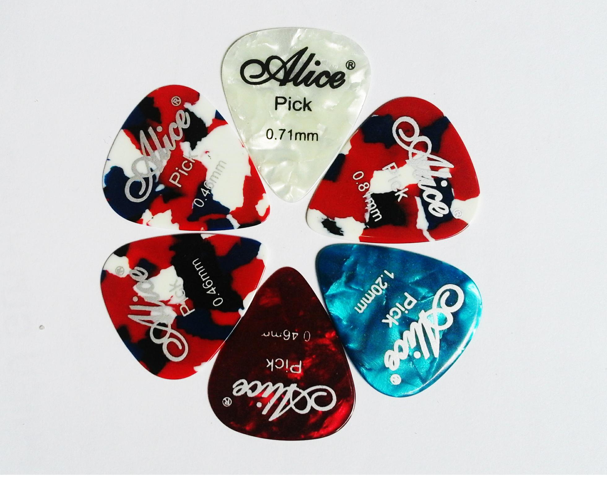 Combo 6 pick gảy đàn guitar Alice giá rẻ