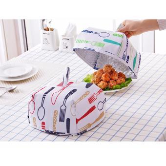 Combo 02 lồng bàn đậy và giữ nhiệt thức ăn gấp gọn