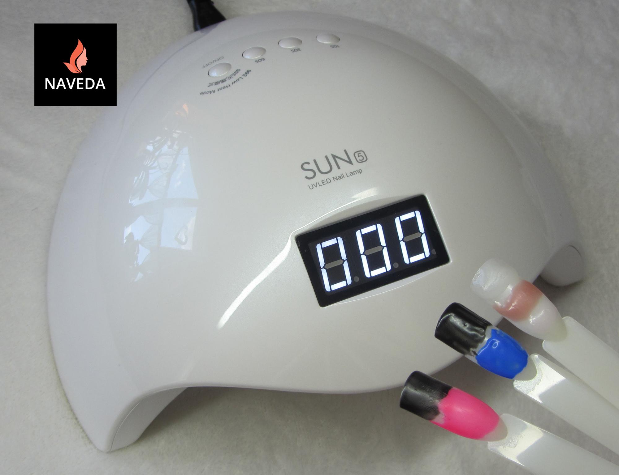 Máy Hơ Gel Làm Móng Tay Chân Sun 5 UV/LED 48W