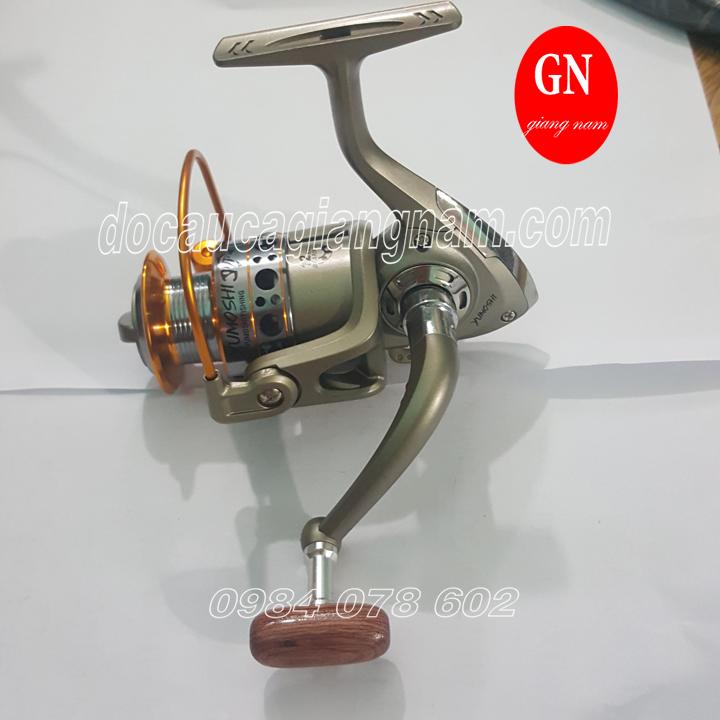 Máy câu cá Yumoshi LC 7000 có 12 bạc đạn cực chất ( đồ câu cá Giang nam )