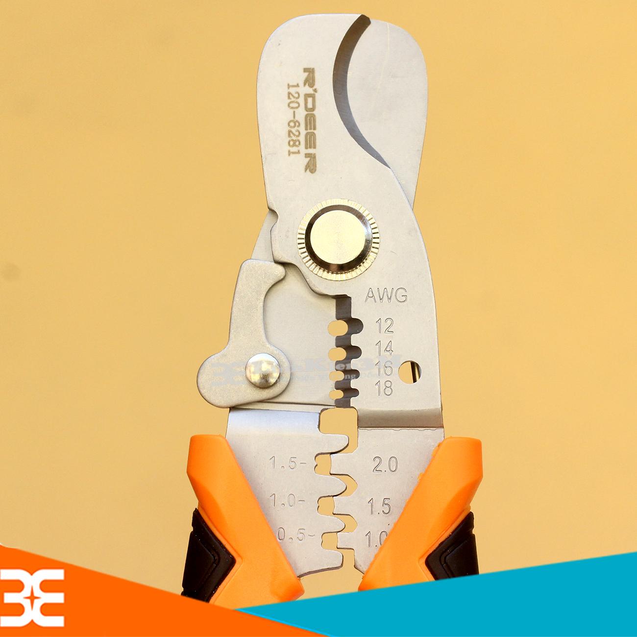 Kìm Đa Năng 3 Trong 1 120-6281 (Cắt-Tuốt-Bấm Cốt)