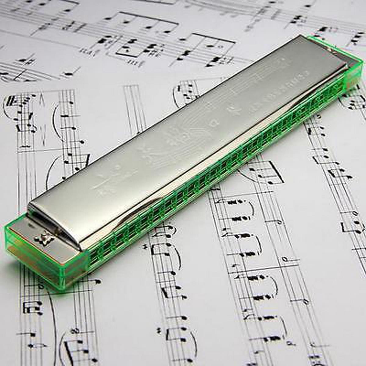 Kèn harmonica tremolo Swan key C SW23 (Bạc)