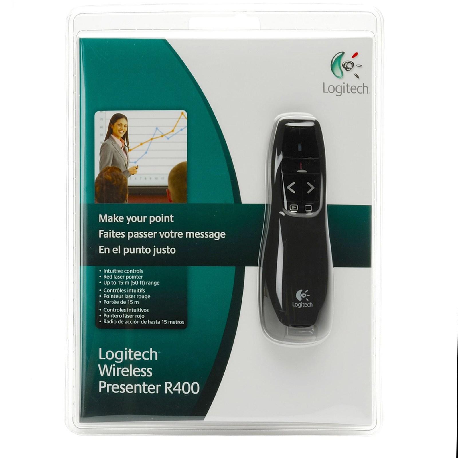 Bút trình chiếu Wireless Presenter R400 logiteche