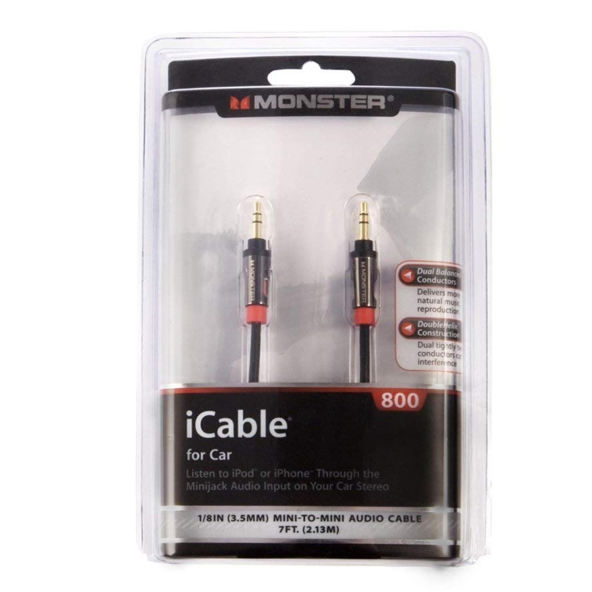 [HCM]Cáp âm thanh 3.5mm Monster iCable 800 (2.13m)