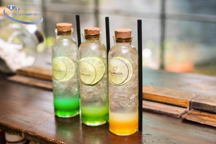 BỘ 3 CHAI TRÒN THỦY TINH NÚT BẦN 350ML