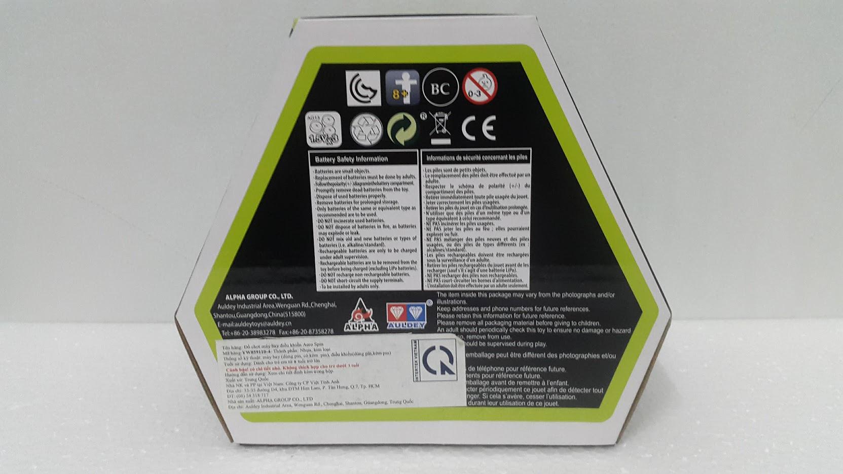 [HCM]Máy bay điều khiển Aero Spin YW859110-4 (Màu vàng)