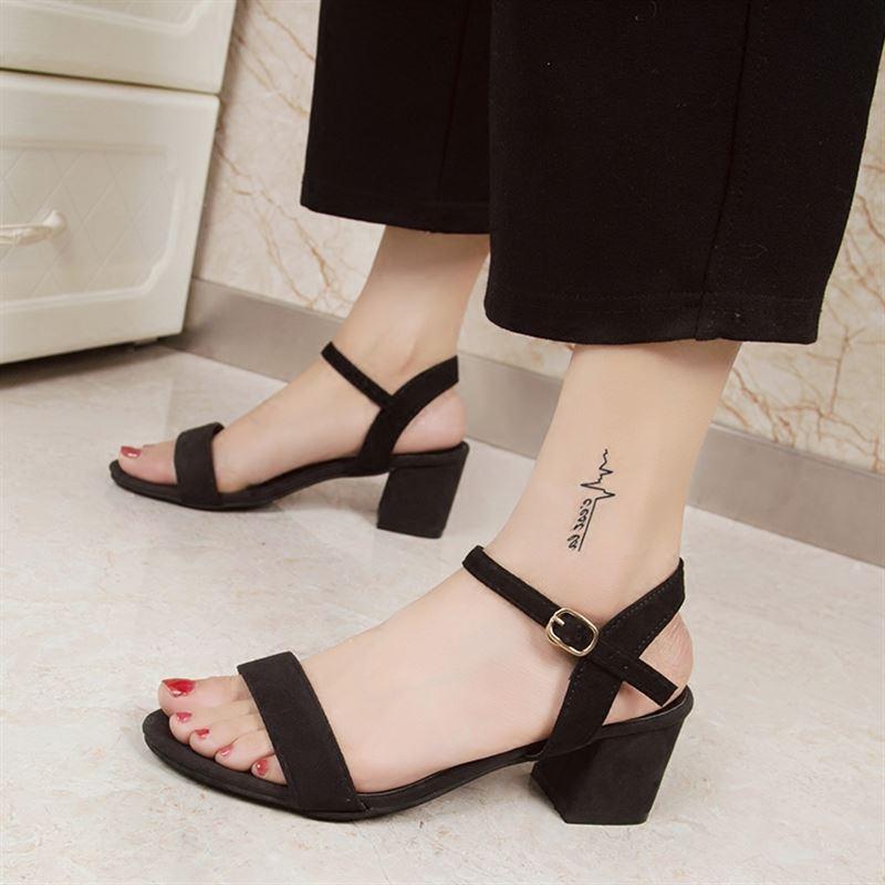 Giay MYS cao gót quai ngang hở gót 5p - CG-0146