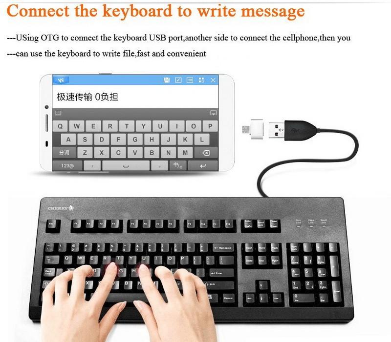 Đầu OTG Chuyển Micro USB sang USB 2.0 - Hàng công ty nhập khẩu