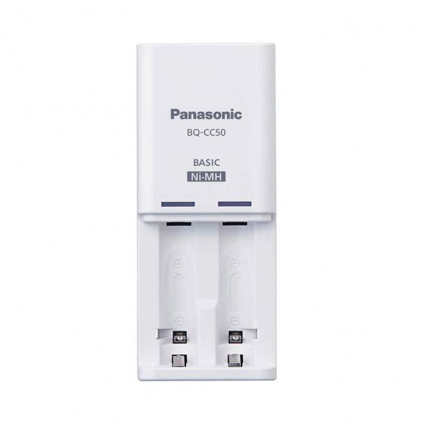 Bộ sạc pin Panasonic BQ-CC50 kèm 2 pin sạc AA  