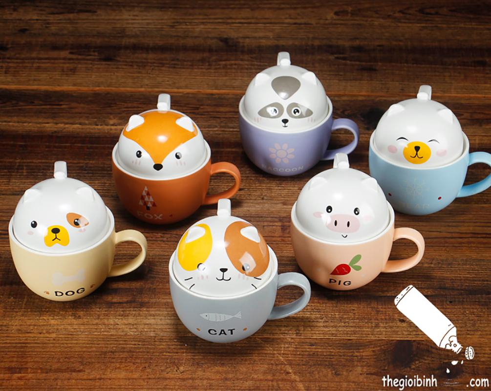 Ly Sứ Mèo Chó Heo Cáo C18