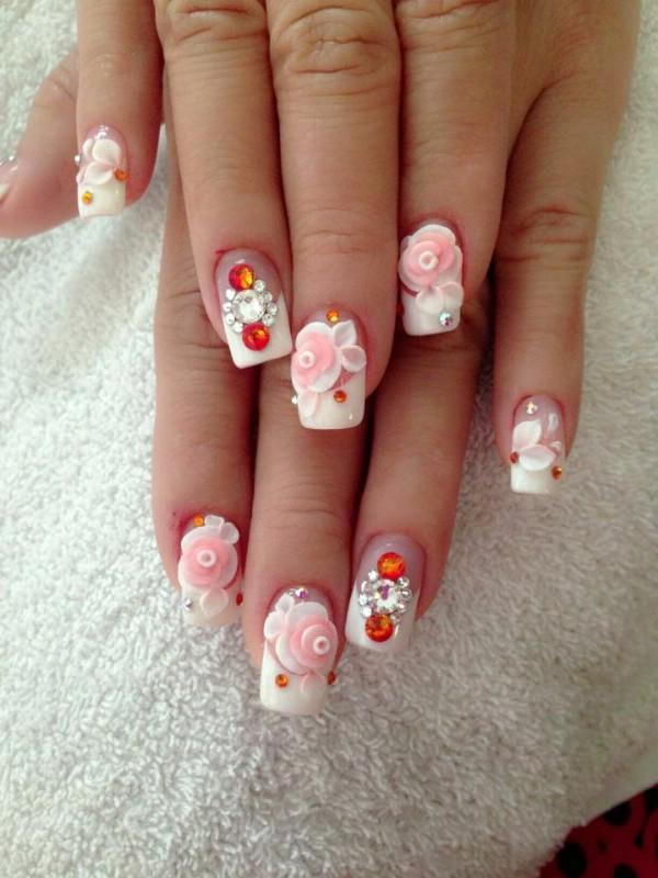 Set 30 bông hoa đậu gân nhiều màu sắc