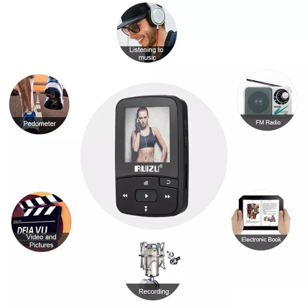 Máy nghe nhạc lossless kiêm bluetooth receiver Ruizu X50
