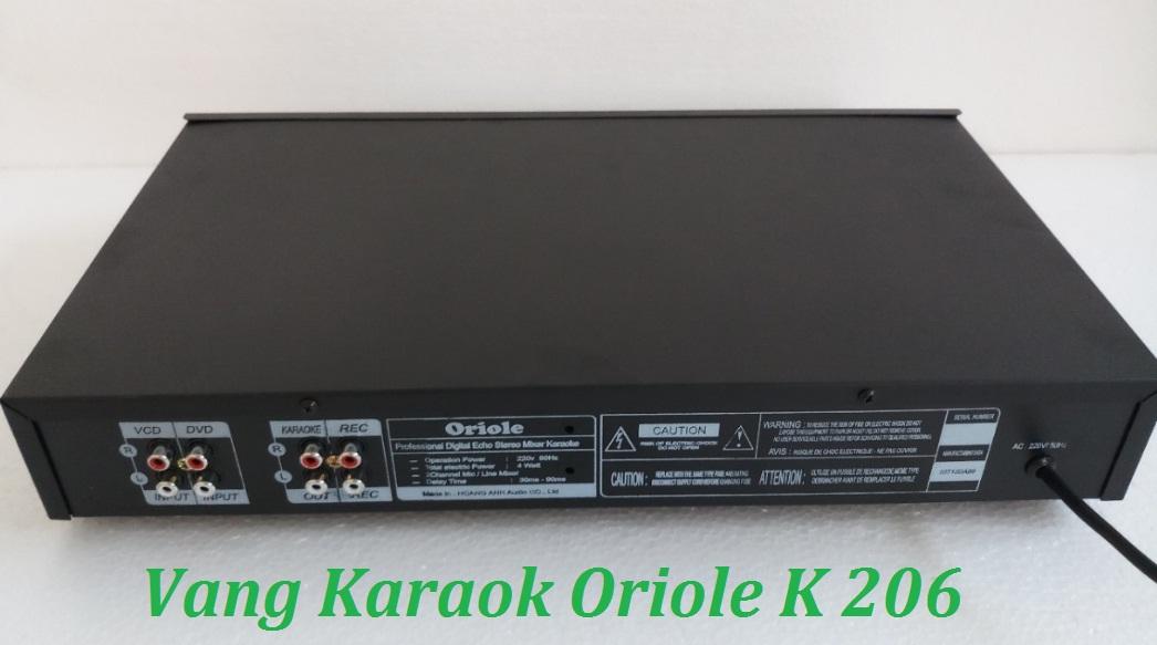 VANG KARAOKE ORIOLE K206