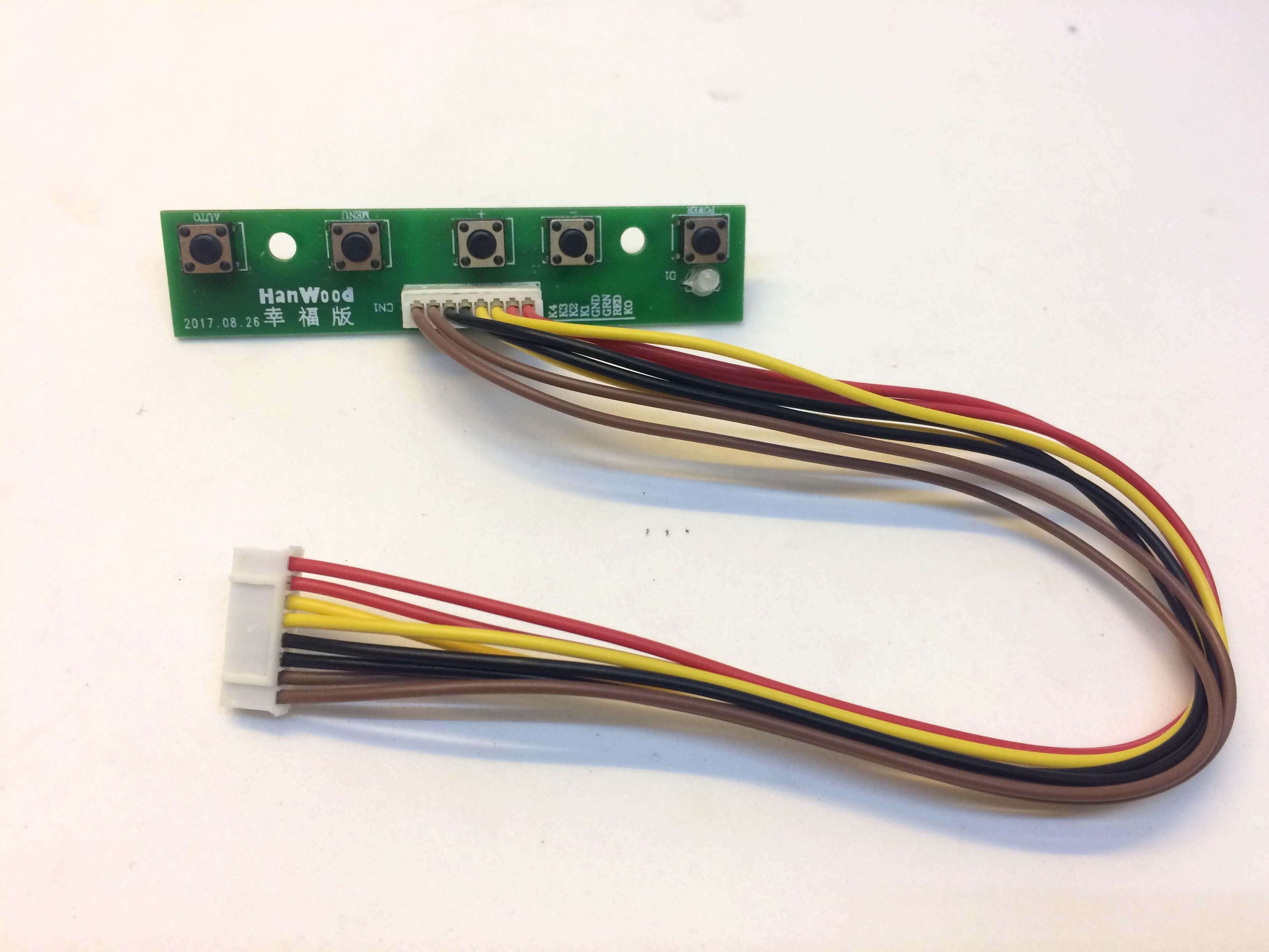 Nút điều khiển cho giải mã LCD 6820