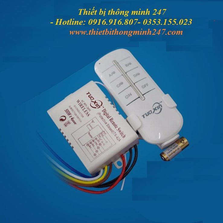 Bộ điều khiển 12VDC - 4 kênh