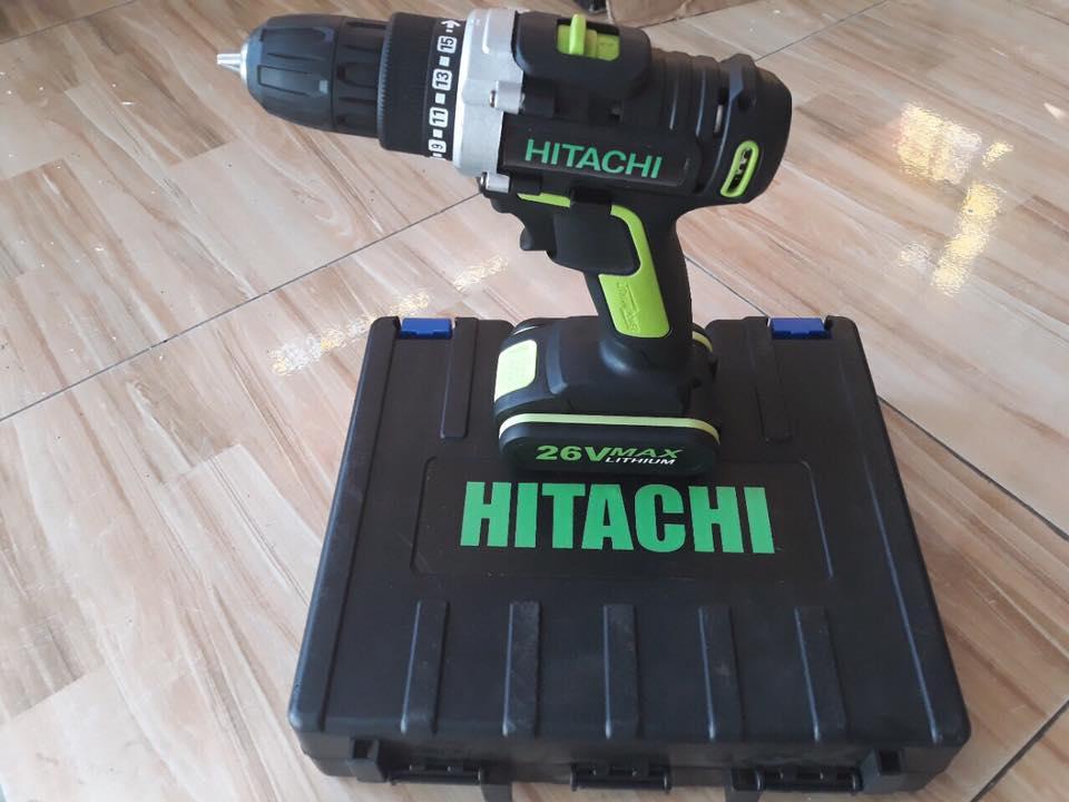 Máy khoan pin  26v - 2 pin- Hitachi