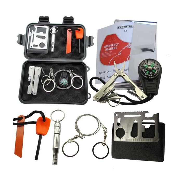 Hộp dụng cụ sinh tồn bảo vệ sos 7 món