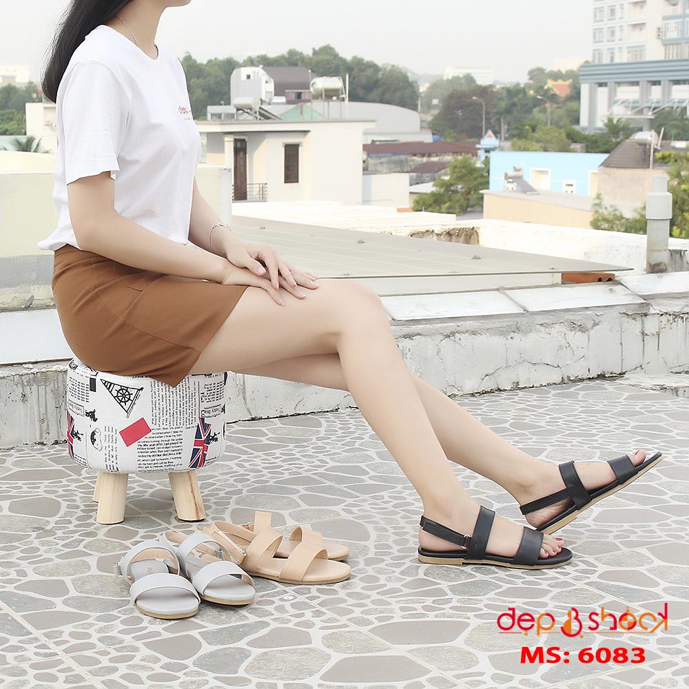 Sandal nữ quai ngang đế bằng big size