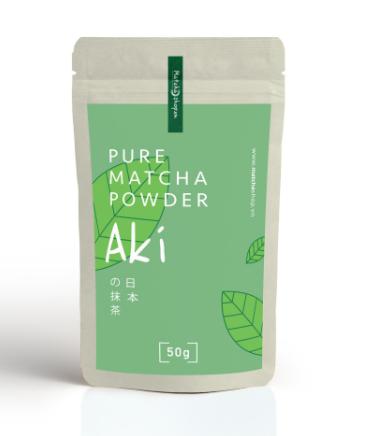 Bột trà xanh matcha aki nhật bản 50g - matchashop
