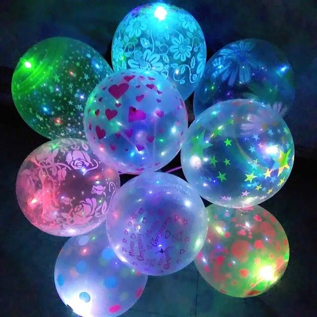 BÓNG BAY PHÁT SÁNG ĐÈN LED (10 QUẢ)