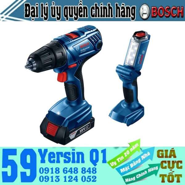 Bộ combo GSR 180-LI + GLI 180-LI ( 2 pin 1.5 Ah + 1 sạc)