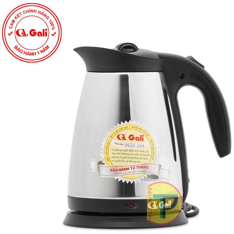 [HCM]Ấm siêu tốc điện Gali GL-0018 1.8L 1500W (Bạc)