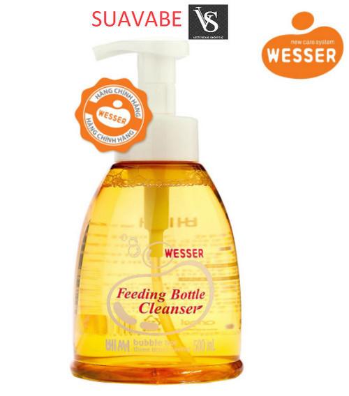 Nước rửa bình sữa Wesser dạng chai 500ml (Nhập khẩu)