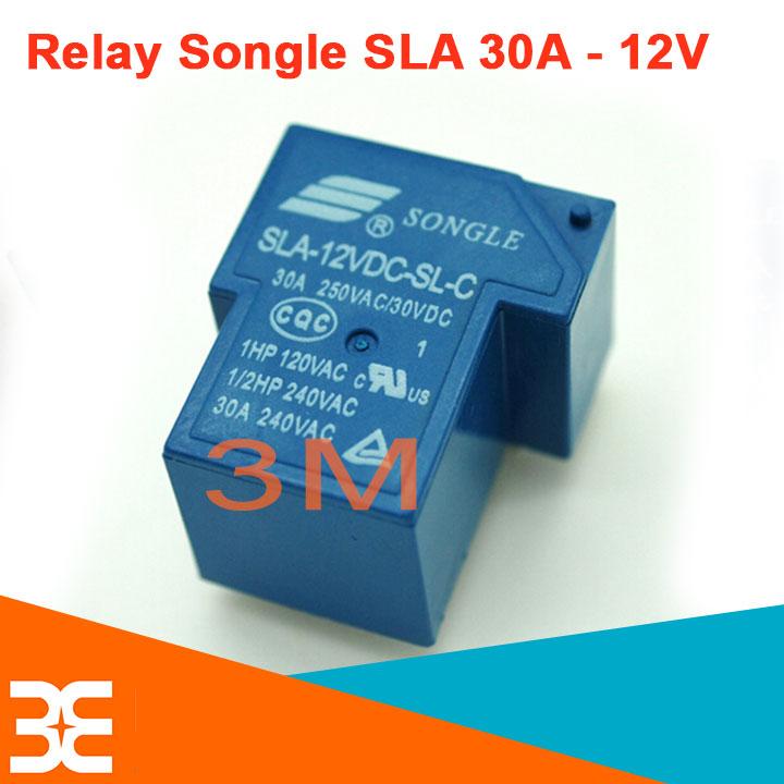 Relay Songle SLA 30A - 12V 4 Chân