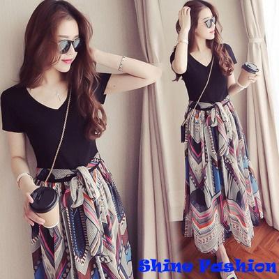 Đầm voan liền áo đẹp D07